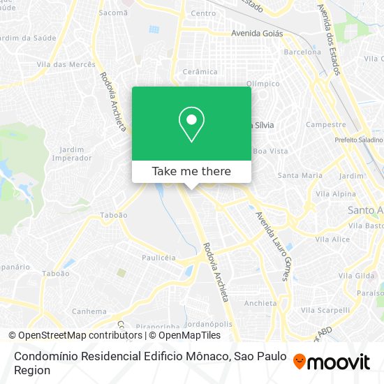 Condomínio Residencial Edificio Mônaco map