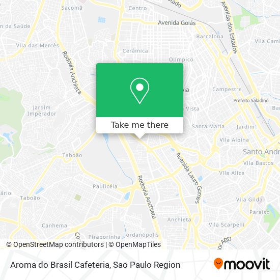 Mapa Aroma do Brasil Cafeteria