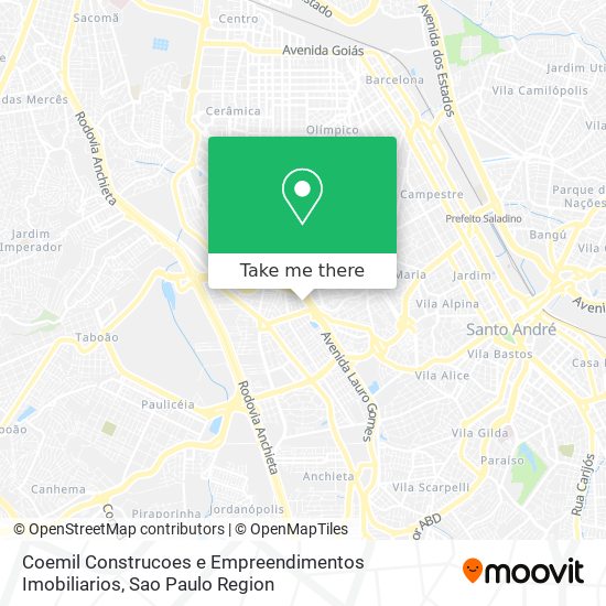 Coemil Construcoes e Empreendimentos Imobiliarios map