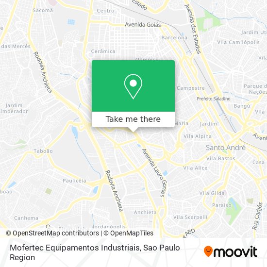 Mofertec Equipamentos Industriais map