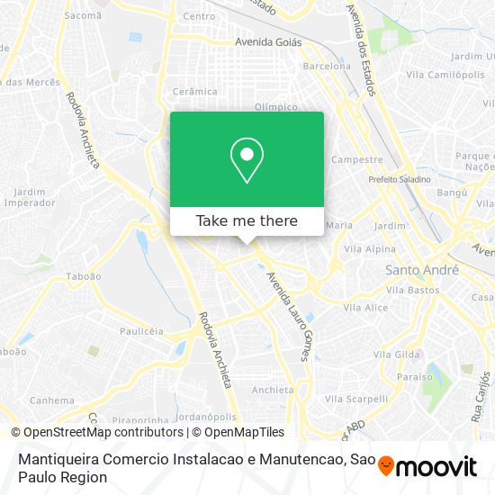 Mantiqueira Comercio Instalacao e Manutencao map