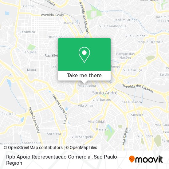 Rpb Apoio Representacao Comercial map