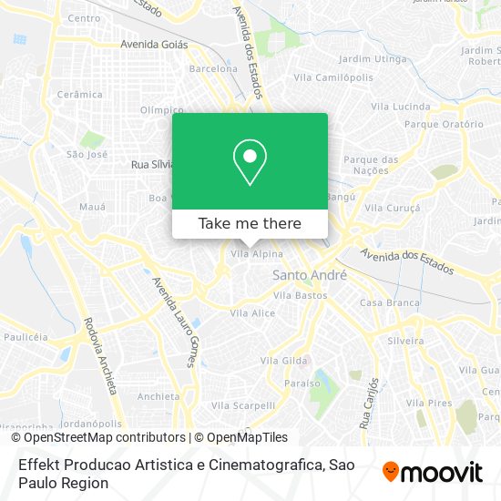 Effekt Producao Artistica e Cinematografica map