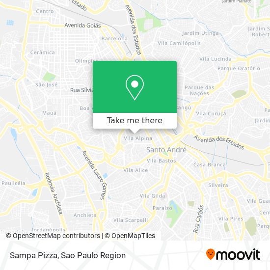 Sampa Pizza map