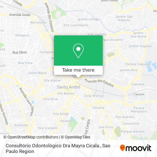 Consultório Odontológico Dra Mayra Cicala. map