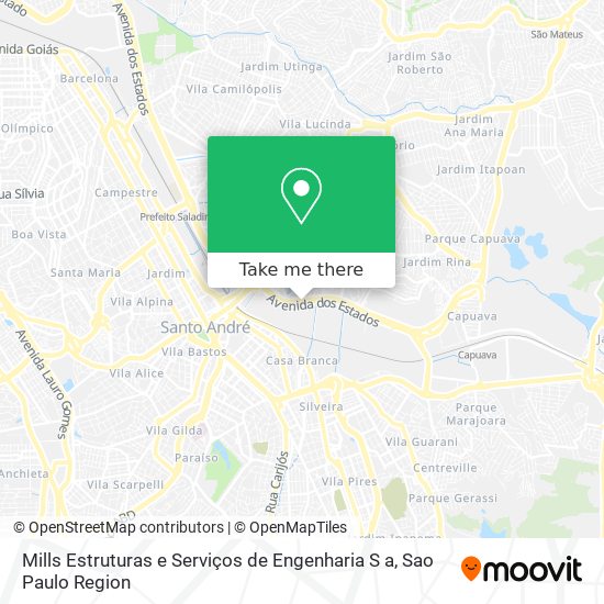 Mapa Mills Estruturas e Serviços de Engenharia S a