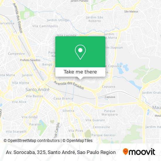 Av. Sorocaba, 325, Santo André map
