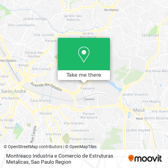 Montreaco Industria e Comercio de Estruturas Metalicas map