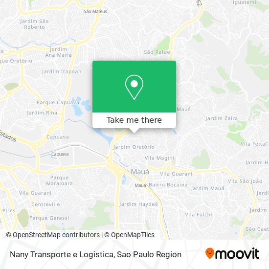 Nany Transporte e Logistica map