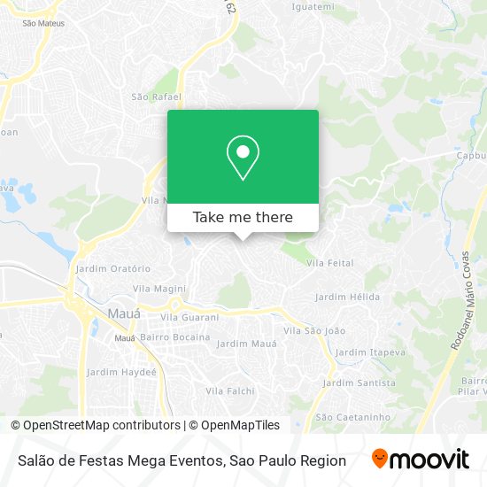 Salão de Festas Mega Eventos map