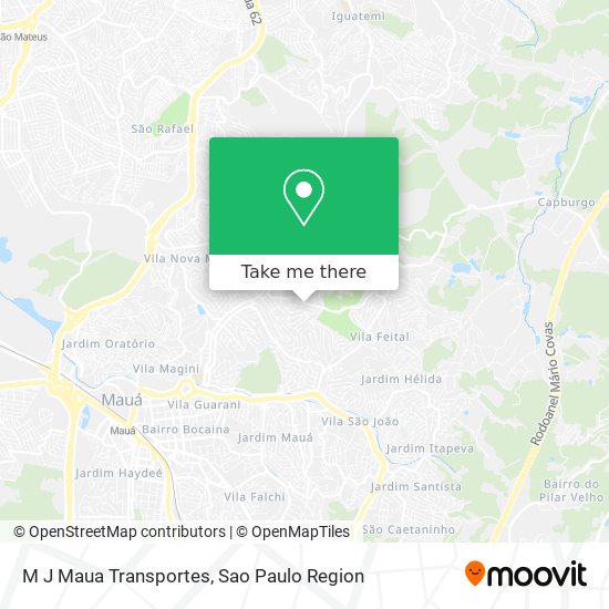 Mapa M J Maua Transportes