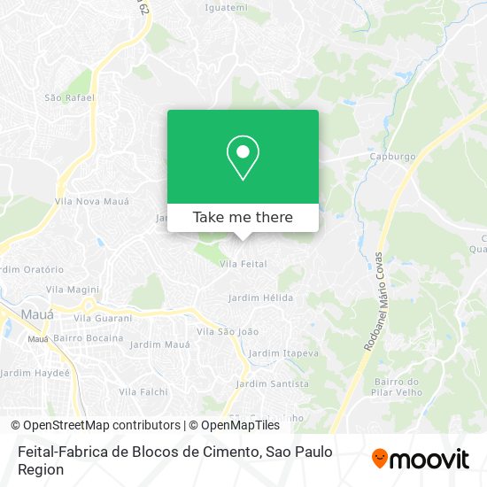 Mapa Feital-Fabrica de Blocos de Cimento