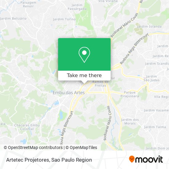 Artetec Projetores map