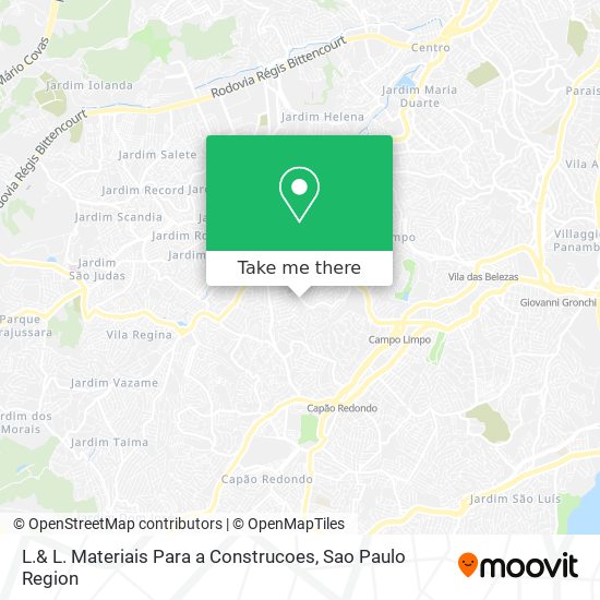 L.& L. Materiais Para a Construcoes map