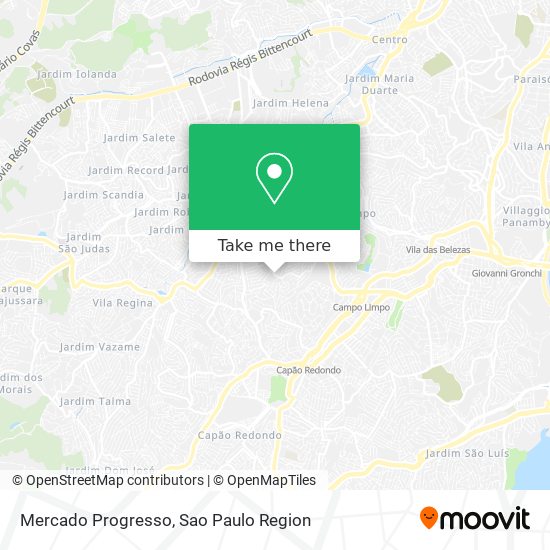 Mercado Progresso map