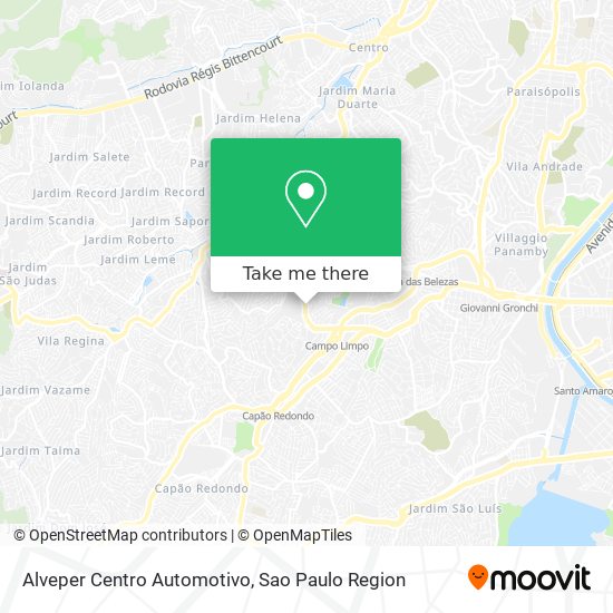 Alveper Centro Automotivo map