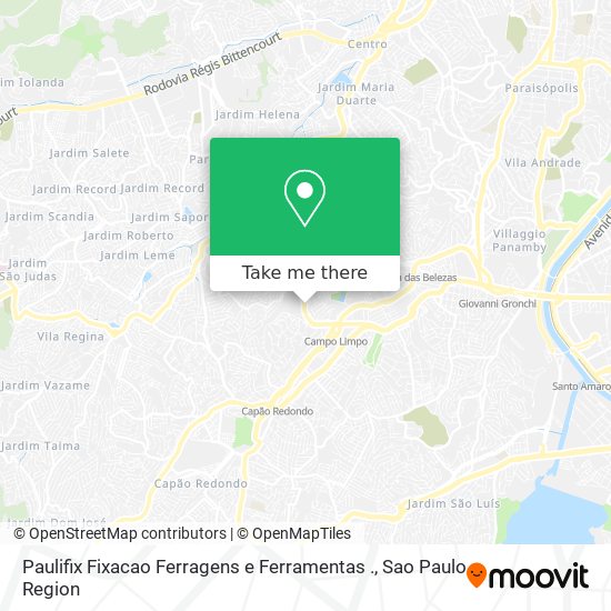 Paulifix Fixacao Ferragens e Ferramentas . map