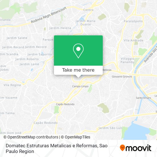 Domatec Estruturas Metalicas e Reformas map