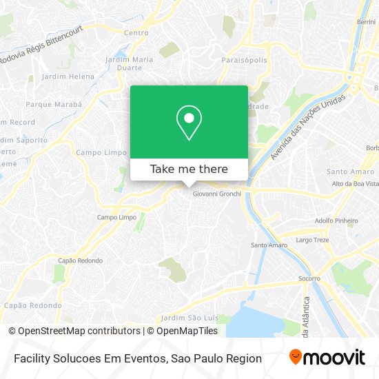 Facility Solucoes Em Eventos map