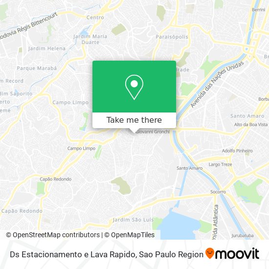 Ds Estacionamento e Lava Rapido map