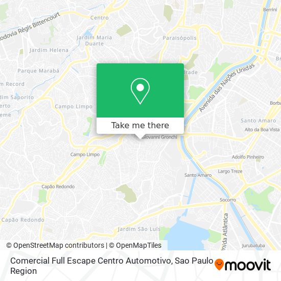 Mapa Comercial Full Escape Centro Automotivo