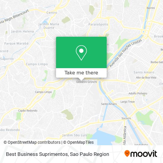 Mapa Best Business Suprimentos