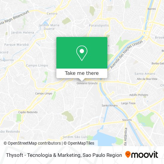 Thysoft - Tecnologia & Marketing map