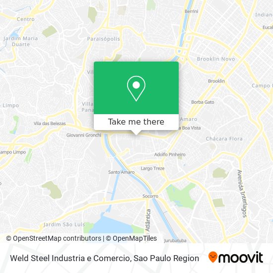 Mapa Weld Steel Industria e Comercio