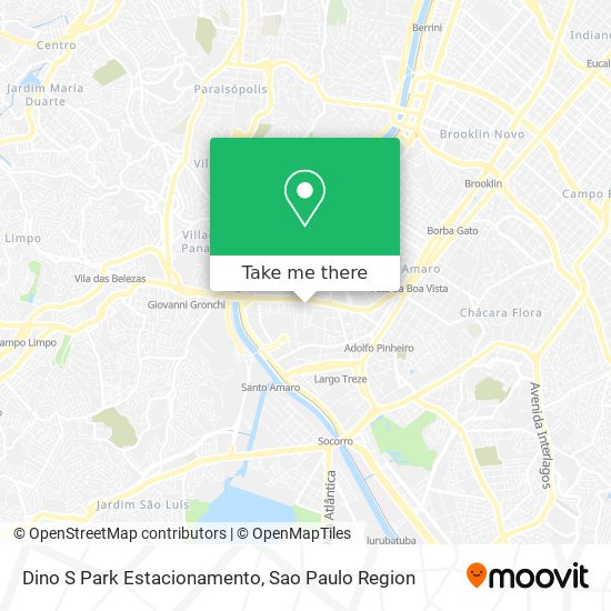 Mapa Dino S Park Estacionamento