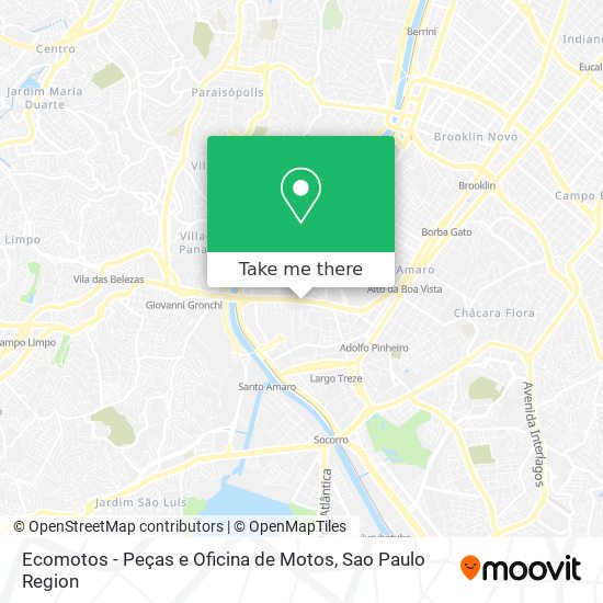 Ecomotos - Peças e Oficina de Motos map