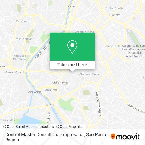 Mapa Control Master Consultoria Empresarial