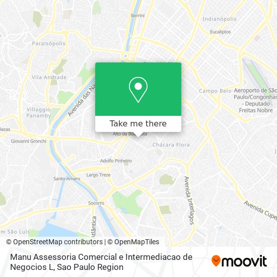 Mapa Manu Assessoria Comercial e Intermediacao de Negocios L