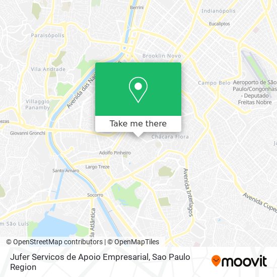 Mapa Jufer Servicos de Apoio Empresarial