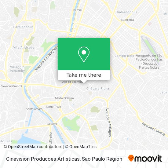 Cinevision Producoes Artisticas map