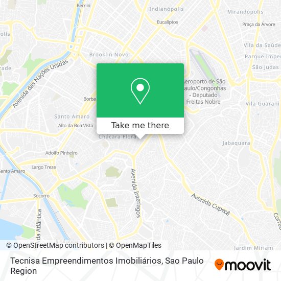 Tecnisa Empreendimentos Imobiliários map