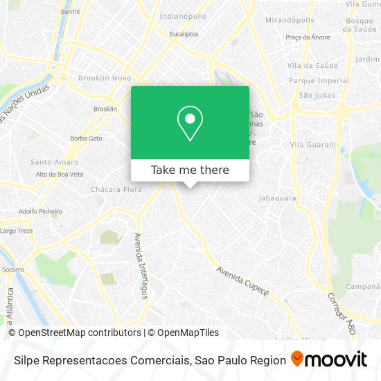 Silpe Representacoes Comerciais map