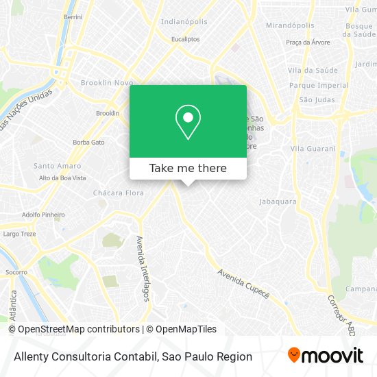 Allenty Consultoria Contabil map