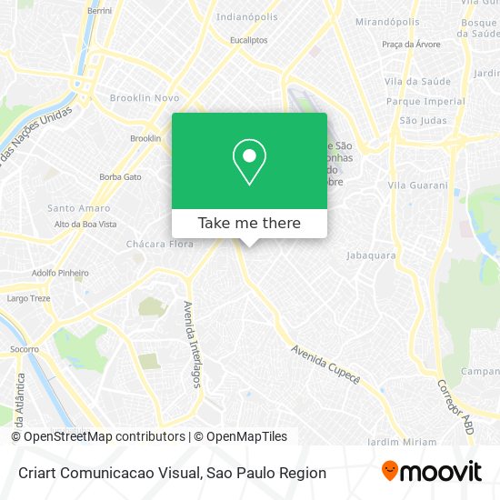 Criart Comunicacao Visual map