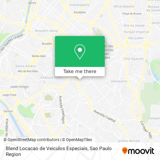 Blend Locacao de Veiculos Especiais map