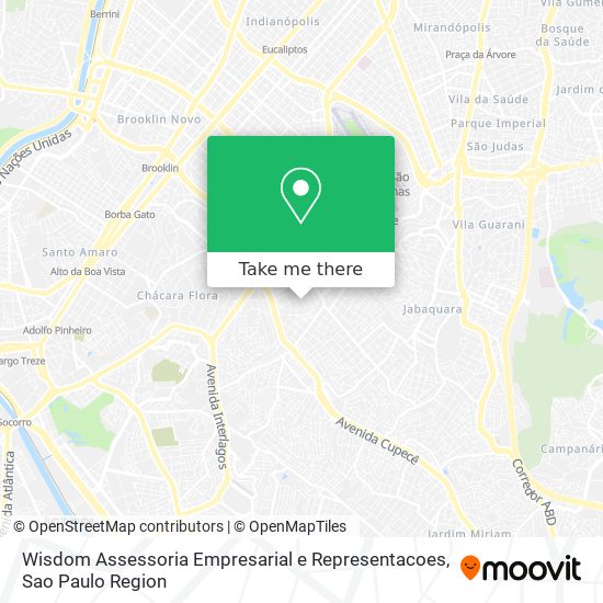 Wisdom Assessoria Empresarial e Representacoes map