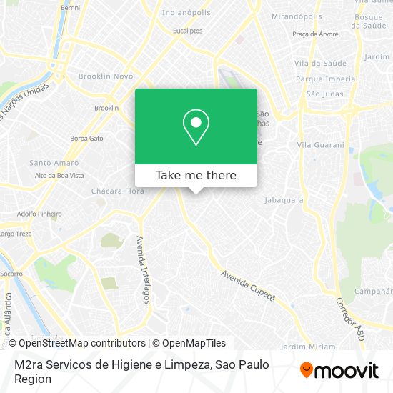 M2ra Servicos de Higiene e Limpeza map