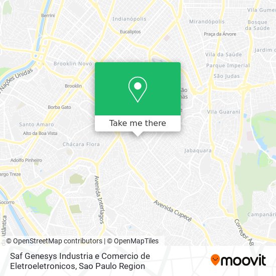 Mapa Saf Genesys Industria e Comercio de Eletroeletronicos