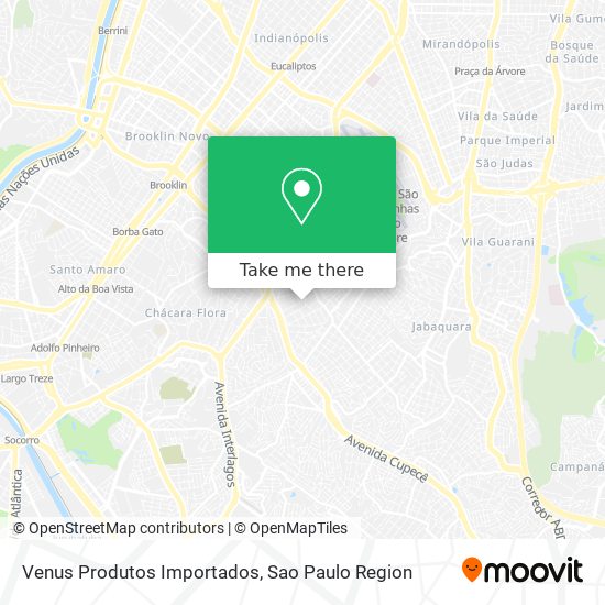 Venus Produtos Importados map