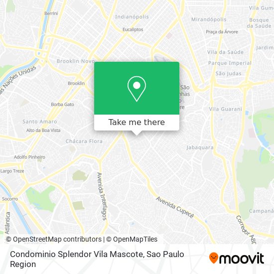 Mapa Condominio Splendor Vila Mascote