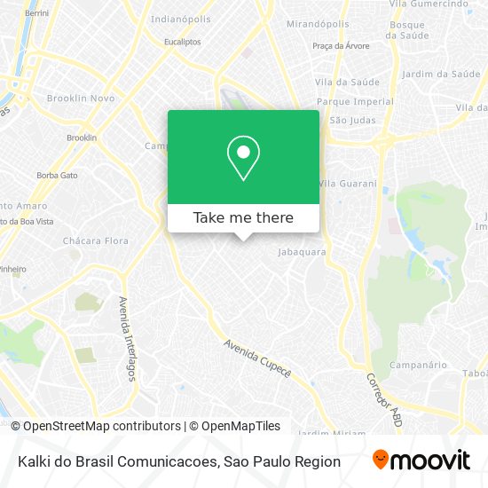 Kalki do Brasil Comunicacoes map
