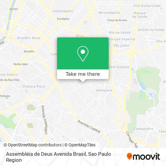 Assembléia de Deus Avenida Brasil map