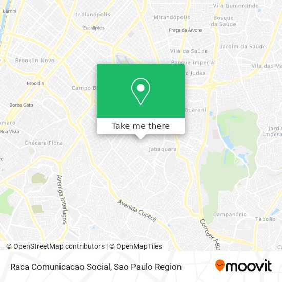 Raca Comunicacao Social map