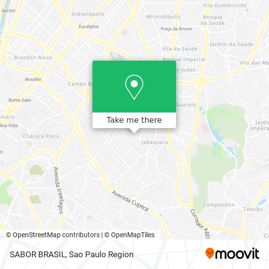 Mapa SABOR BRASIL