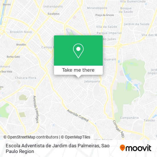 Escola Adventista de Jardim das Palmeiras map