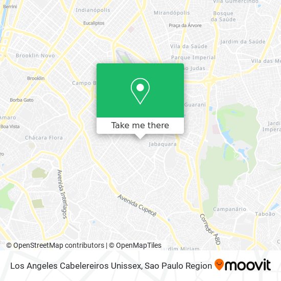 Los Angeles Cabelereiros Unissex map